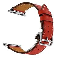 Eternico Apple Watch 42 mm / 44 mm Leather Strap Red - Remienok na hodinky