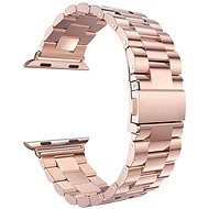 Eternico Apple Watch 42mm / 44mm Steel Band, rózsaszín-arany - Szíj