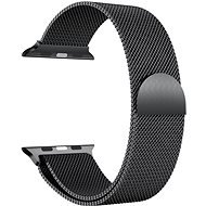 Eternico Elegance Milanese pre Apple Watch 42mm / 44mm / 45mm / Ultra 49mm čierny - Remienok na hodinky
