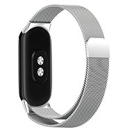 Eternico Elegance Milanese for Xiaomi Smart Band 8 / 9 / 10 silver - Watch Strap