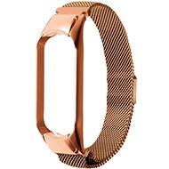 Eternico Elegance Milanese for Xiaomi Smart Band 7 rose gold - Watch Strap