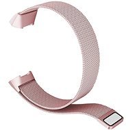 Eternico Fitbit Charge 3 / 4 Steel - rózsaszín (Small) - Szíj