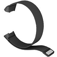 Eternico Fitbit Charge 3 / 4 Steel Black (Large) - Watch Strap