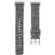 Eternico Fitbit Charge 3/4 Canvas grau (groß) - Armband