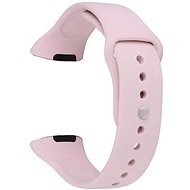 Eternico Fitbit Charge 3 / 4 Silicone ružový (Small) - Remienok na hodinky