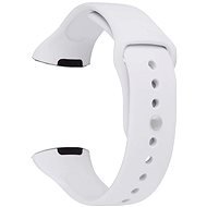 Eternico Fitbit Charge 3/4 Silicone weiß (groß) - Armband