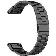 Eternico Stainless Steel Band Quick Release 20mm schwarz - Armband