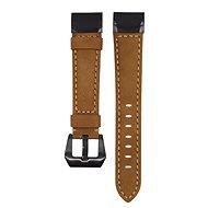 Eternico Garmin Quick Release 22 Genuine Leather, Brown - Watch Strap