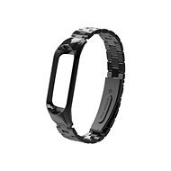 Eternico Mi Band 3 Steel Black - Watch Strap