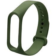 Eternico Basic olivovo-zelený pre Mi Band 3 / 4 - Remienok na hodinky