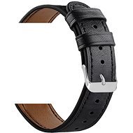 Eternico Leather Band universal Quick Release 20mm čierny - Remienok na hodinky