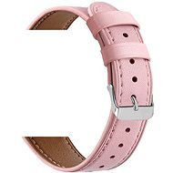 Eternico Leather Band universal Quick Release 20mm pink - Watch Strap