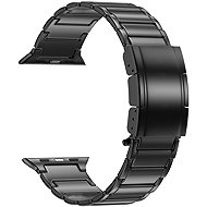 Eternico Titanium Buckle for Apple Watch 44mm / 45mm / 46mm / Ultra 49mm black - Watch Strap