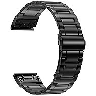 Eternico Titanium Air for QuickFit 22mm black - Watch Strap