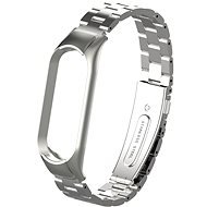 Eternico Stainless Steel strieborný pre Mi Band 5 / 6 - Remienok na hodinky