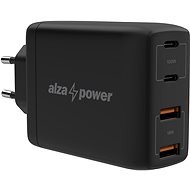 AlzaPower G300 GaN Fast Charge 100W fekete - Töltő adapter