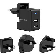 AlzaPower Travel Charger T100, Black - AC Adapter