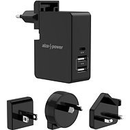 AlzaPower T300 Travel Charger - fekete - Töltő adapter