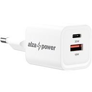 AlzaPower G400CA Fast Charge 35W - fehér - Töltő adapter
