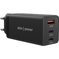 AlzaPower G165 GaN Fast Charge - 65W, fekete - Töltő adapter