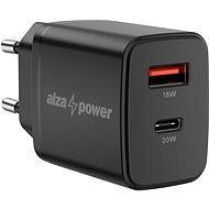 AlzaPower A101 Fast Charge 20W - fekete - Töltő adapter
