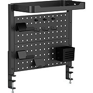 AlzaErgo Pegboard C40S Edge Shelf black - Pegboard
