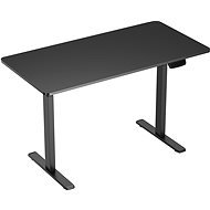 AlzaErgo Table ET4 AiO Touch 140 × 70 cm čierny - Výškovo nastaviteľný stôl