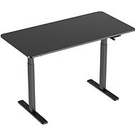 AlzaErgo Table ET5 AiO Essential 140 × 70 cm čierny - Výškovo nastaviteľný stôl