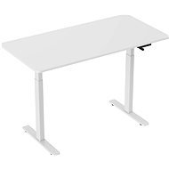 AlzaErgo Table ET5 AiO Essential 140 × 70 cm biely - Výškovo nastaviteľný stôl