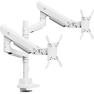 AlzaErgo Arm D110TW Ultimate SteelBar white - Monitor Arm
