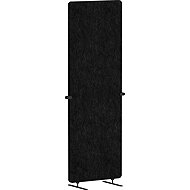 AlzaErgo Panel S10 Silent Stand 180x60 cm black - Room Divider