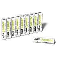 AlzaPower Super Alkaline LR03 (AAA) 10 Stück in Öko-Box - Einwegbatterie