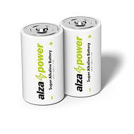 AlzaPower Super Alkaline LR14 (C) 2 ks - Jednorazová batéria
