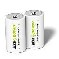 AlzaPower Super Alkaline LR20 (D) 2 ks - Jednorazová batéria