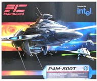 FIC P4M-800T P4, VIA PT800, DDR400, SATA RAID, USB2.0, LAN, Sc478, mATX - Motherboard
