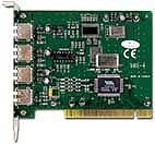 KOUWELL 580-4 - 4xUSB řadič, PCI - 
