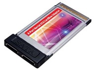 KOUWELL 5652, 2x SATA řadič do PCMCIA Type II - -