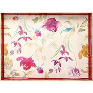 Andrea Fontebasso PARTY TIME Tray with flowers 48 × 35 cm rectangle - Tray