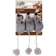 AFP Lamb Plush mouse 3 pcs with shanty - Cat Toy