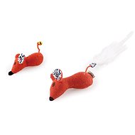 AFP Real Vintage Retro Mouse with feathers and bell - Cat Toy