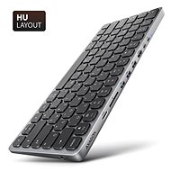 AXAGON HMC-KB-HU Keyboard Hub, USB-C 5Gbps, 3x USB-A, HDMI 4k/60Hz, SD/mSD, audio, PD 100W - Docking Station