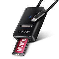 AXAGON ADM2-CM, adapter for M.2 NVMe & SATA SSD, USB-C 10 Gbps, cable 10 cm - Adapter