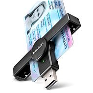 AXAGON CRE-SMPA Smart card/ID card PocketReader, USB-A - Čítačka občianskych preukazov