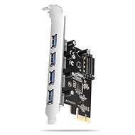 AXAGON PCEU-430RS, 4x USB 5Gbps port, PCIe card, SATA power, SP - Controller Unit