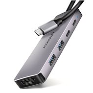 AXAGON HMC-5H60 5-in-1 Hub, USB-C 5Gbps, 2x USB-A, 1x USB-C, HDMI 4k/60Hz, PD 100W, USB-C cab 15cm - Docking Station