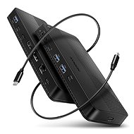 AXAGON HMC-U4 Dock, USB4 40Gbps, 3x USB-A, 2x USB-C, HDMI & DP 8k/30, RJ-45, SD/mSD, audio, PD 100W - Docking Station