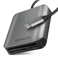 AXAGON CRE-S3C, 3-slot & lun card reader, UHS-II support, SUPERSPEED USB-C - Čítačka kariet