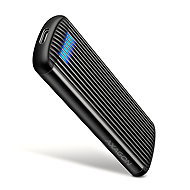 AXAGON EEM2-SC, M.2 NVMe SSD Enclosure, USB-C 10Gbps, Screwless, Ribbed Aluminum - Hard Drive Enclosure