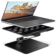 AXAGON STND-LQB aluminium HQ laptop stand 10"-17.3" adjustable height and angle, black - Laptop Stand