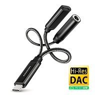 AXAGON ADA-HCPD, Hi-Res DAC audio adapter, 384kHz/32bit stereo, USB-C to 3.5mm jack & PD 60W/3A - External Sound Card 